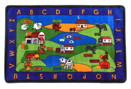 Farm Village Preschool Rug