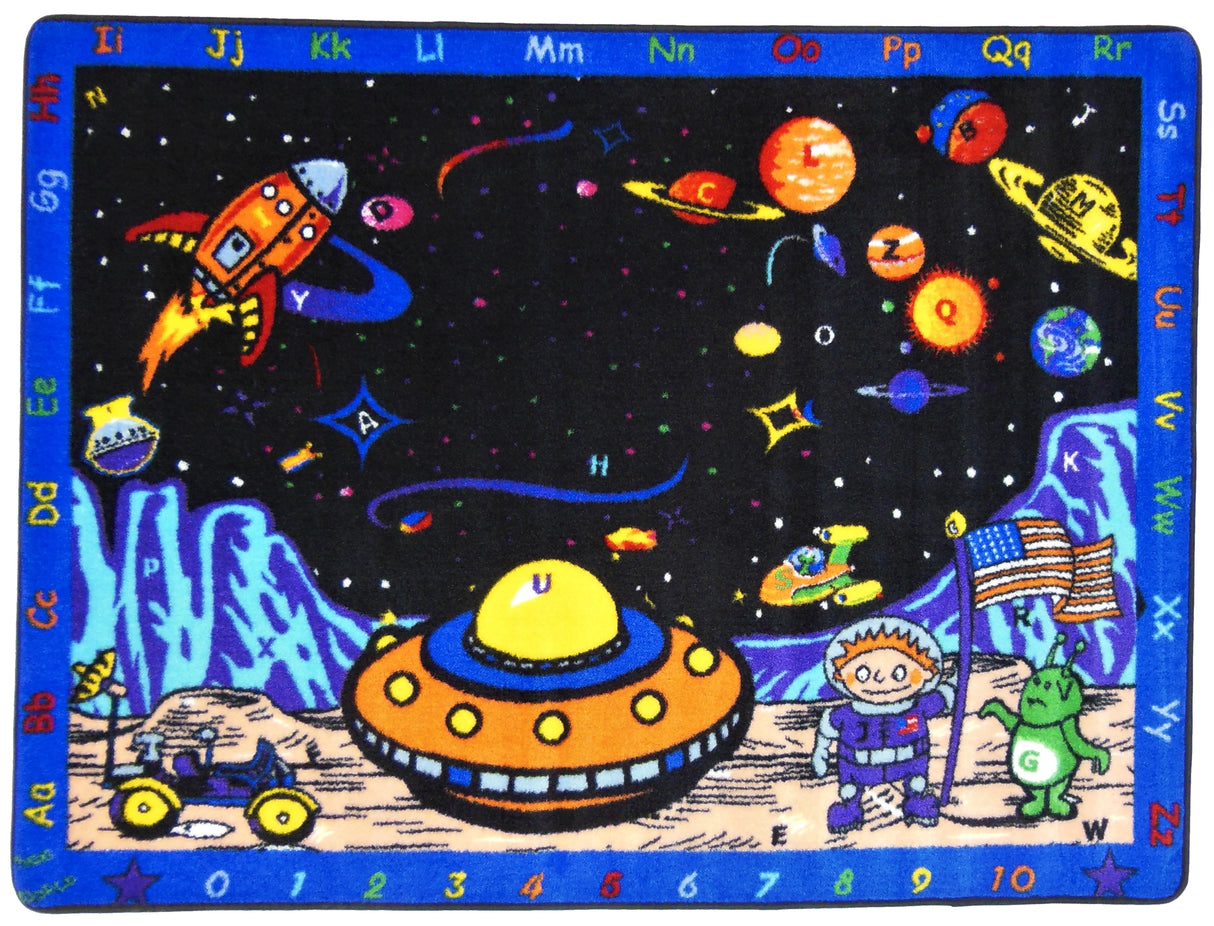 Space Station Rug - KidCarpet.com