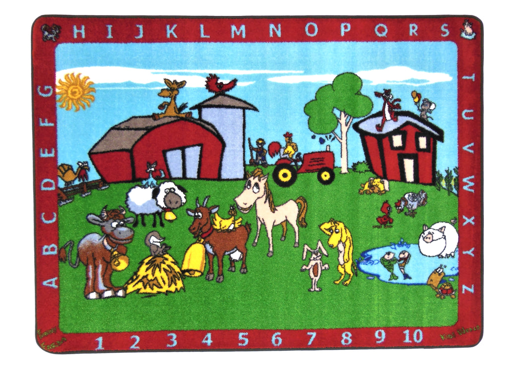 ABC Barnyard Daycare rug