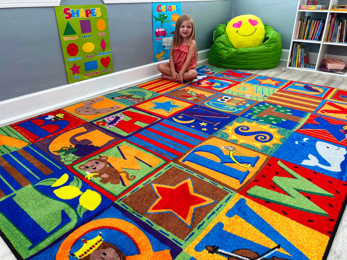 Letter Seating Rug