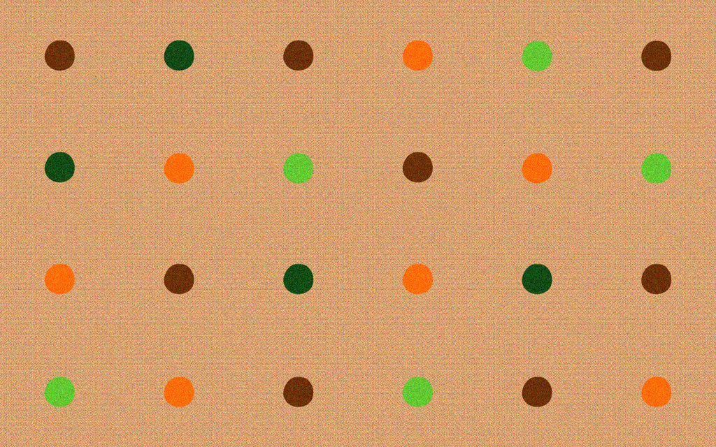 On the Spot Classroom Seating Rug Jungle Colors on Tan