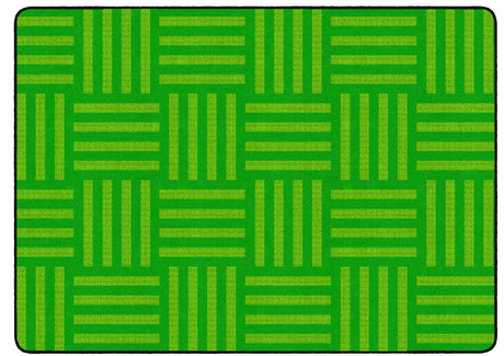 Tone on Tone Green Hashtag Rug - KidCarpet.com