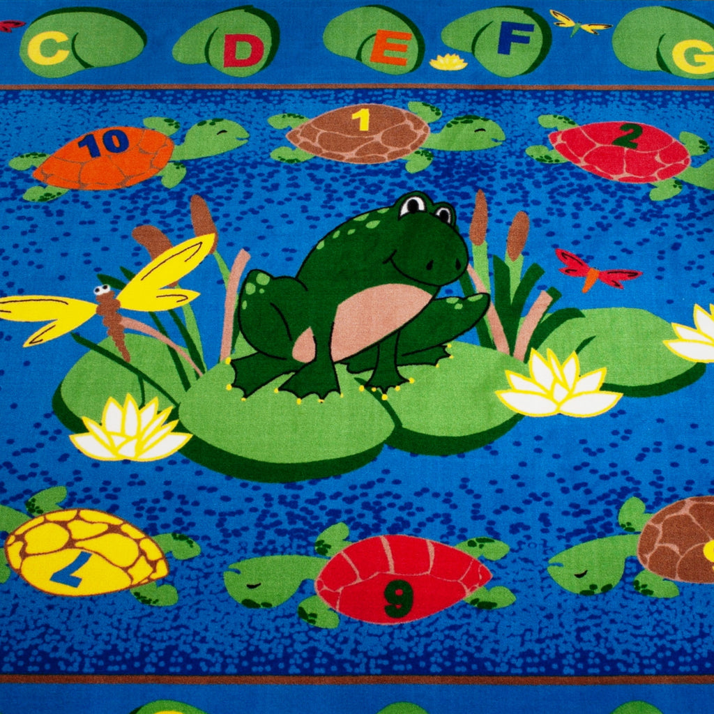 Turtle School Rug Turtle Circle Time Rug – KidCarpet.com