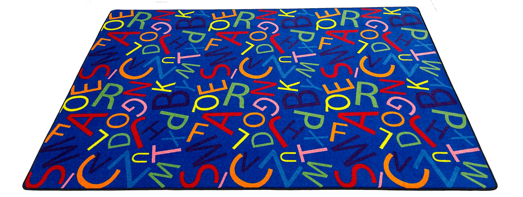 Colorful Letters Alphabet Carpet for Kids Wall to Wall - KidCarpet.com