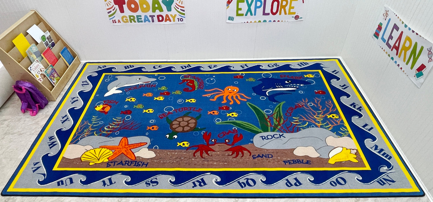 Fish in the Sea Rug – KidCarpet.com