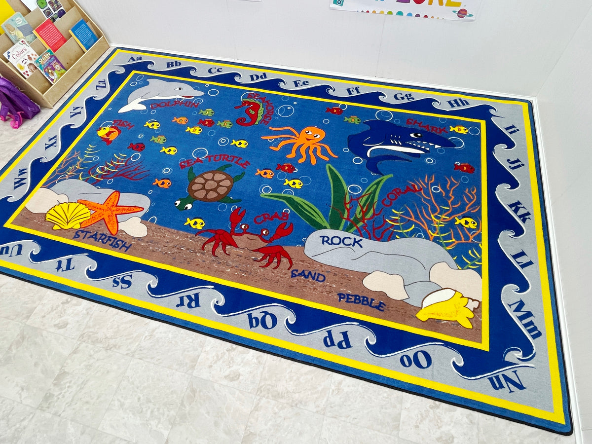 Fish in the Sea Rug – KidCarpet.com