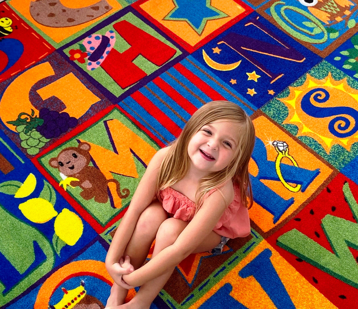 Letter Seating Rug