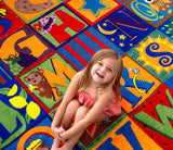 Letter Seating Rug