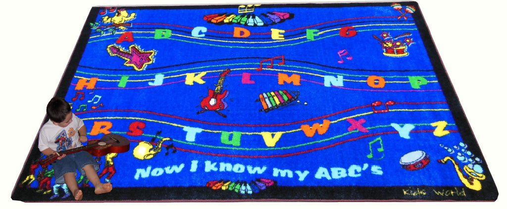 ABC Musical Song Preschool Rug