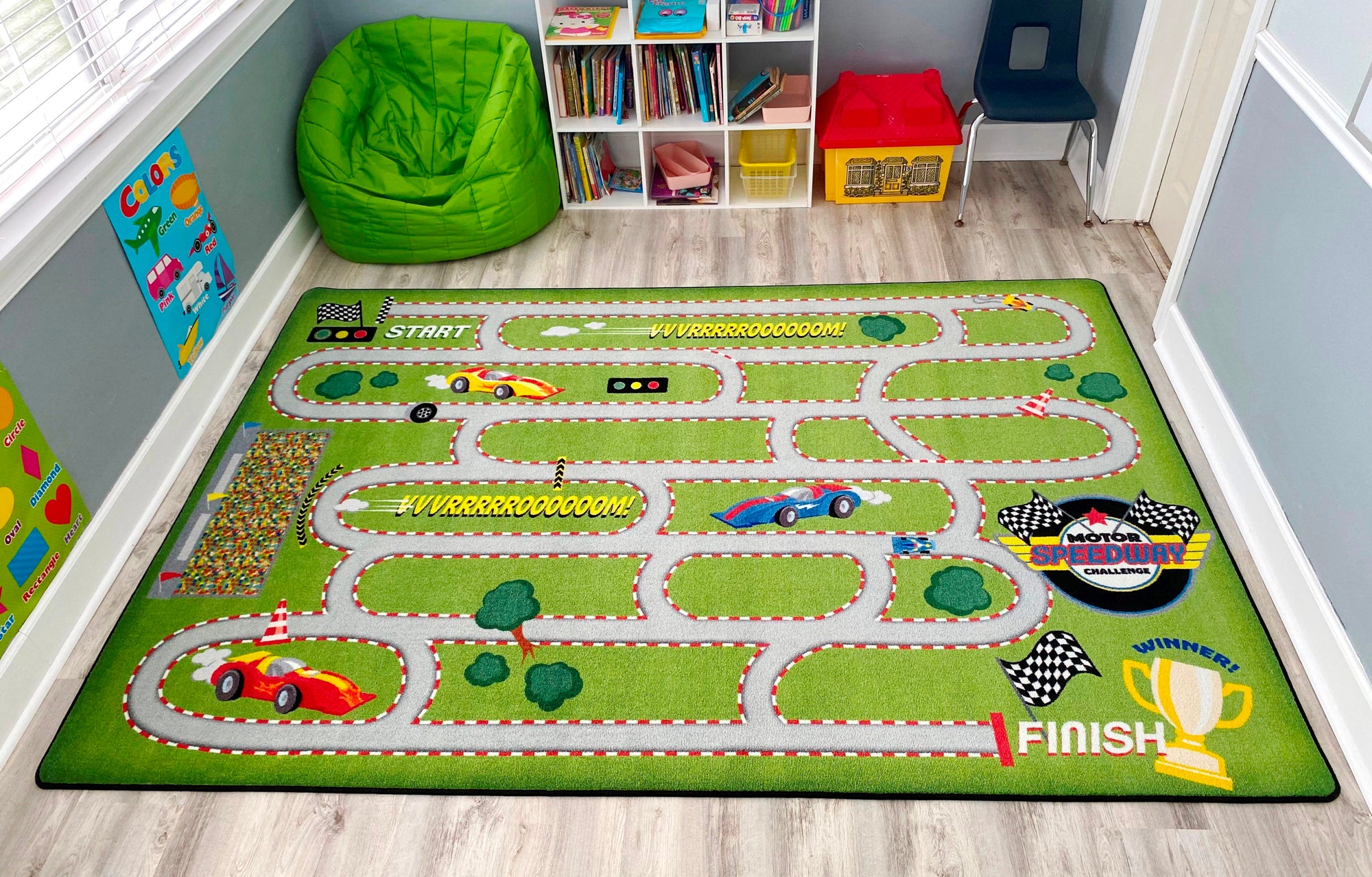 Race Car and Race Track Rugs – KidCarpet.com